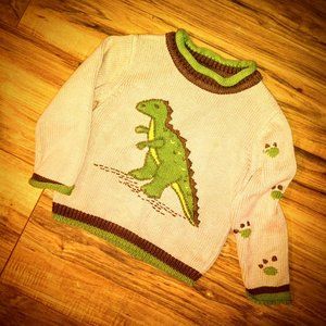 Organically Grown Kids Dinosaur Sweater